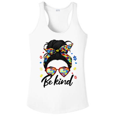 Autism Be Kind Autism Awareness For Autism Mom Ladies PosiCharge Competitor Racerback Tank