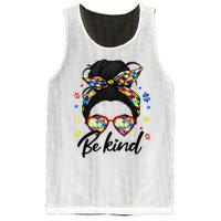 Autism Be Kind Autism Awareness For Autism Mom Mesh Reversible Basketball Jersey Tank