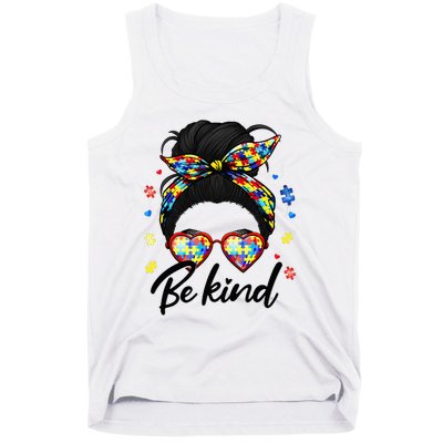 Autism Be Kind Autism Awareness For Autism Mom Tank Top