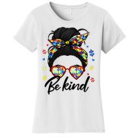 Autism Be Kind Autism Awareness For Autism Mom Women's T-Shirt