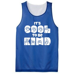 Asl Be Kind Gift American Sign Language Hooded Cool Gift Mesh Reversible Basketball Jersey Tank