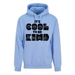 Asl Be Kind Gift American Sign Language Hooded Cool Gift Unisex Surf Hoodie