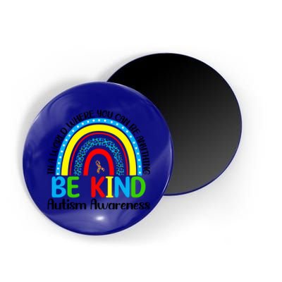 Autism Be Kind Rainbow Kindness Autism Awareness Month Gift Magnet