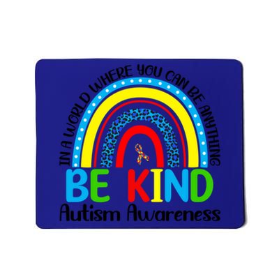 Autism Be Kind Rainbow Kindness Autism Awareness Month Gift Mousepad