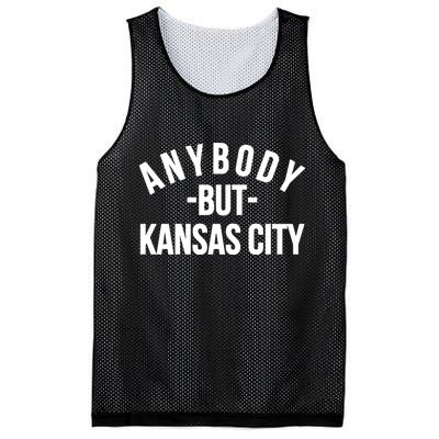 Anybody But Kansas City Mesh Reversible Basketball Jersey Tank