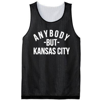 Anybody But Kansas City Mesh Reversible Basketball Jersey Tank