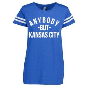 Anybody But Kansas City Enza Ladies Jersey Football T-Shirt