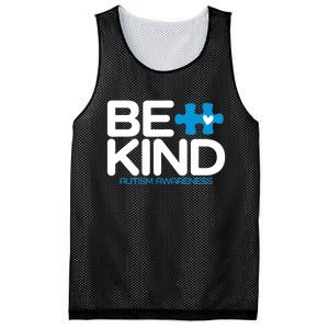 Autism Be Kind Be Kind Autism Awareness Mesh Reversible Basketball Jersey Tank