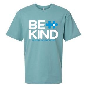 Autism Be Kind Be Kind Autism Awareness Sueded Cloud Jersey T-Shirt