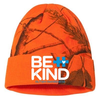 Autism Be Kind Shirt Wo m.e.n K.i.d.s Be Kind Autism Awareness Kati Licensed 12" Camo Beanie