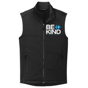 Autism Be Kind Shirt Wo m.e.n K.i.d.s Be Kind Autism Awareness Collective Smooth Fleece Vest