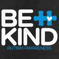 Autism Be Kind  Be Kind Autism Awareness 7 Panel Mesh Trucker Snapback Hat