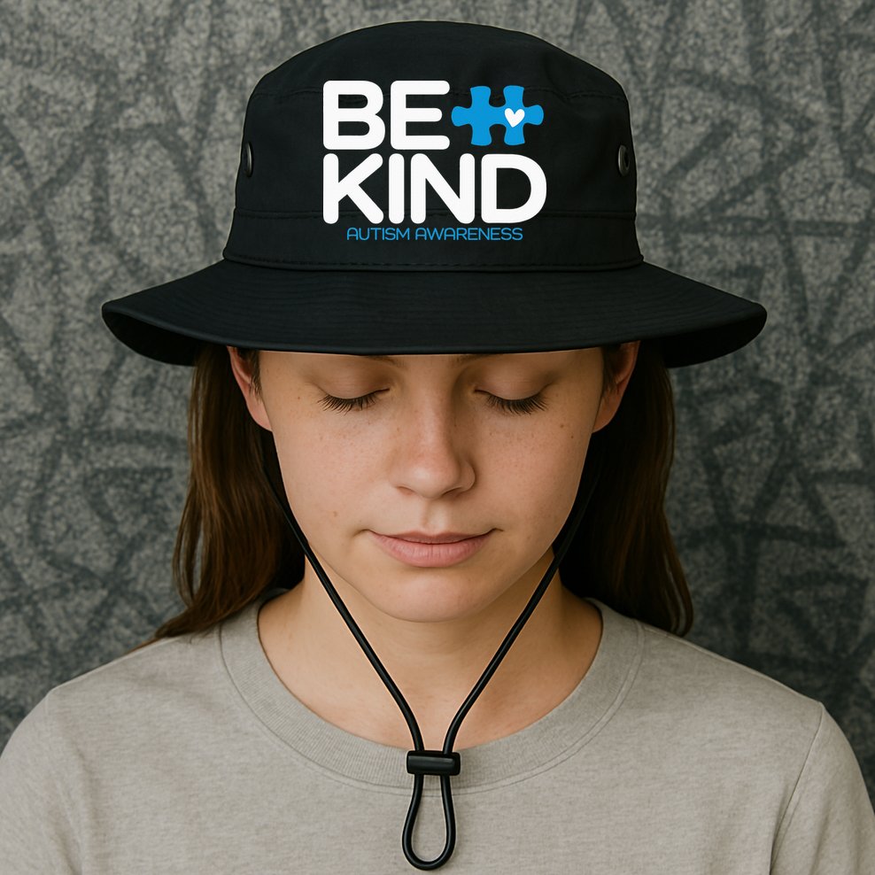 Autism Be Kind  Be Kind Autism Awareness Bucket Hat