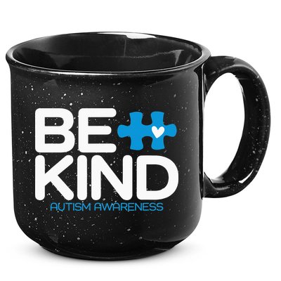 Autism Be Kind  Be Kind Autism Awareness 15oz Campfire Ceramic Mug