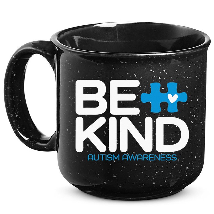 Autism Be Kind  Be Kind Autism Awareness 15oz Campfire Ceramic Mug