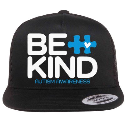 Autism Be Kind  Be Kind Autism Awareness Flatbill Hat