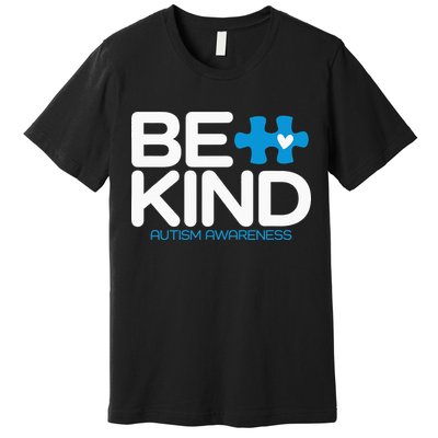 Autism Be Kind  Be Kind Autism Awareness Premium T-Shirt