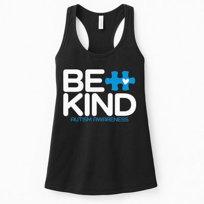 Autism Be Kind  Be Kind Autism Awareness Womens Tank Top