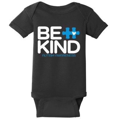 Autism Be Kind  Be Kind Autism Awareness Baby Bodysuit