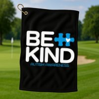 Autism Be Kind  Be Kind Autism Awareness Golf Towel