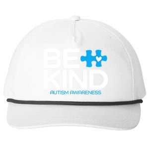 Autism Be Kind Women Be Kind Autism Awareness Snapback Five-Panel Rope Hat