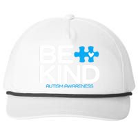 Autism Be Kind Women Be Kind Autism Awareness Snapback Five-Panel Rope Hat