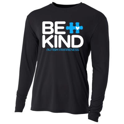 Autism Be Kind Women Be Kind Autism Awareness Cooling Performance Long Sleeve Crew