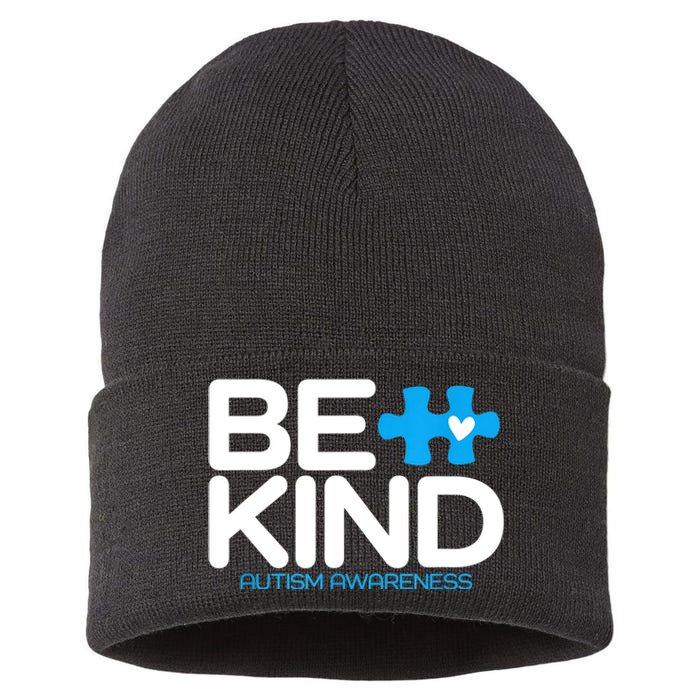 Autism Be Kind Women Be Kind Autism Awareness Sustainable Knit Beanie