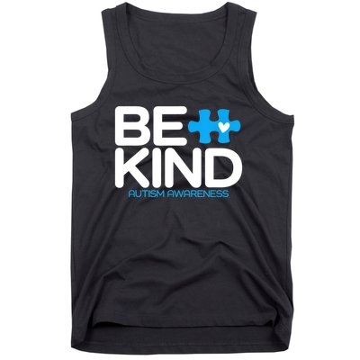 Autism Be Kind Women Be Kind Autism Awareness Tank Top