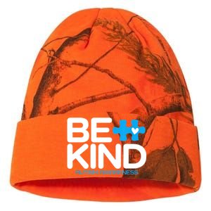 Autism Be Kind Women Be Kind Autism Awareness Kati Licensed 12" Camo Beanie