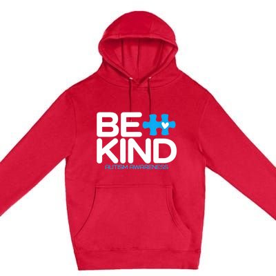 Autism Be Kind Women Be Kind Autism Awareness Premium Pullover Hoodie