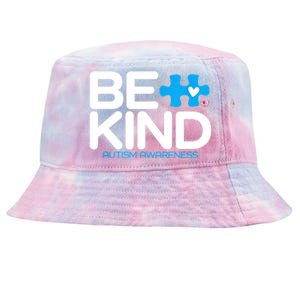 Autism Be Kind Women Be Kind Autism Awareness Tie-Dyed Bucket Hat