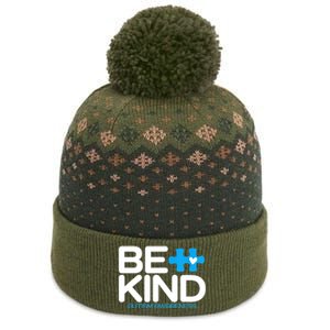 Autism Be Kind Women Be Kind Autism Awareness The Baniff Cuffed Pom Beanie