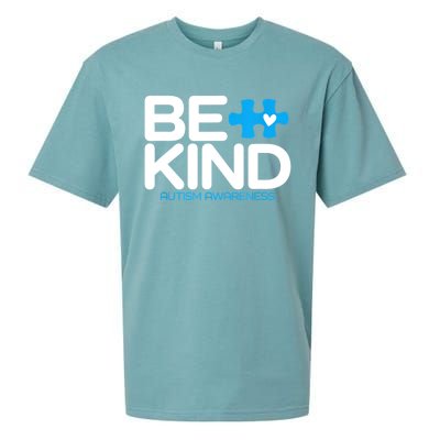 Autism Be Kind Women Be Kind Autism Awareness Sueded Cloud Jersey T-Shirt