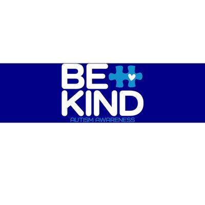 Autism Be Kind Gift Be Kind Autism Awareness Funny Gift Bumper Sticker