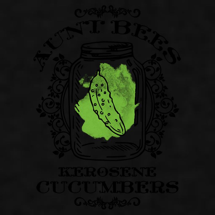 Aunt Bees Kerosene Cucumbers Ladies PosiCharge Tri-Blend Wicking Tank
