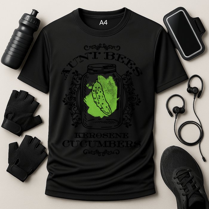 Aunt Bees Kerosene Cucumbers Performance Shirt
