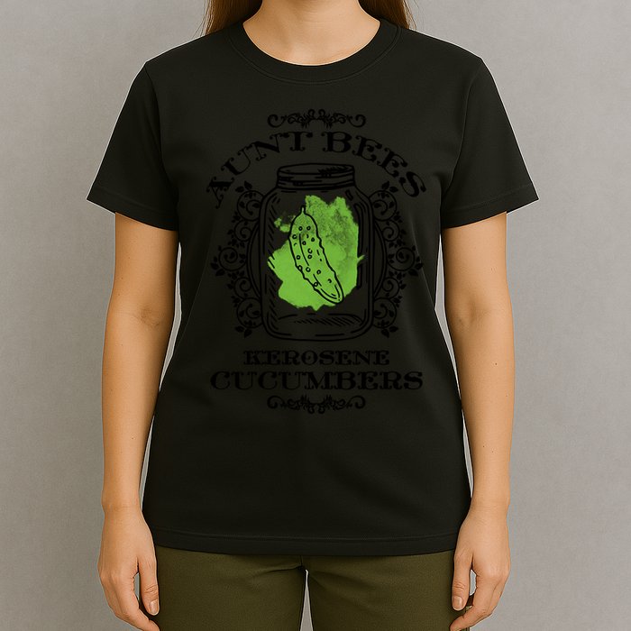 Aunt Bees Kerosene Cucumbers T-Shirt