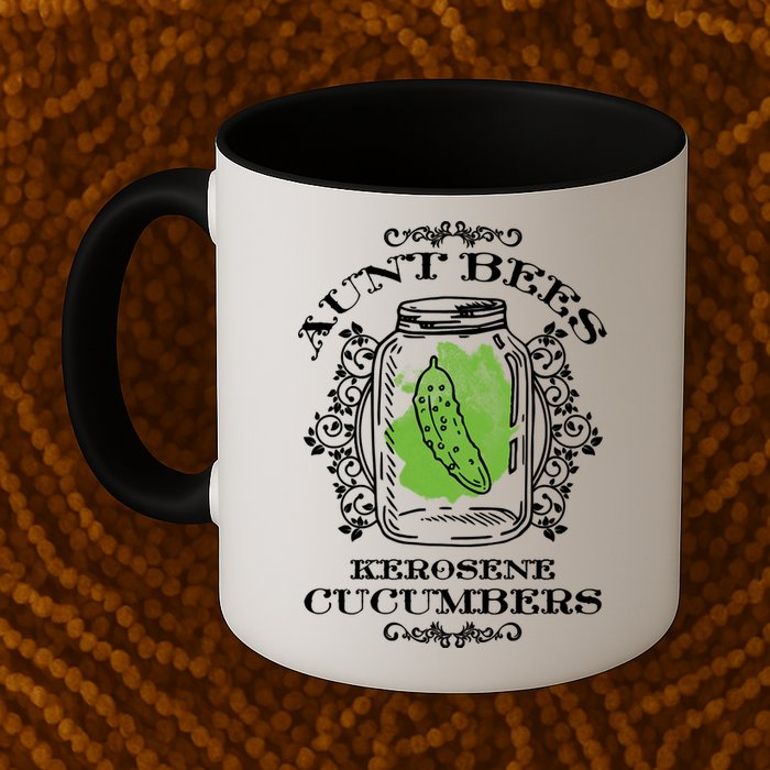 Aunt Bees Kerosene Cucumbers Mug