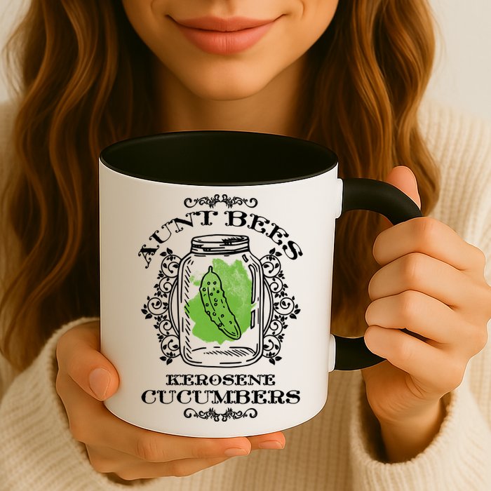 Aunt Bees Kerosene Cucumbers Mug