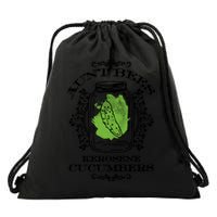 Aunt Bees Kerosene Cucumbers Drawstring Bag