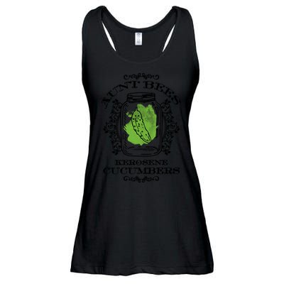 Aunt Bees Kerosene Cucumbers Ladies Essential Flowy Tank