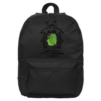 Aunt Bees Kerosene Cucumbers 16 in Basic Backpack