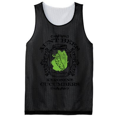 Aunt Bees Kerosene Cucumbers Mesh Reversible Basketball Jersey Tank