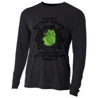 Aunt Bees Kerosene Cucumbers Cooling Performance Long Sleeve Crew