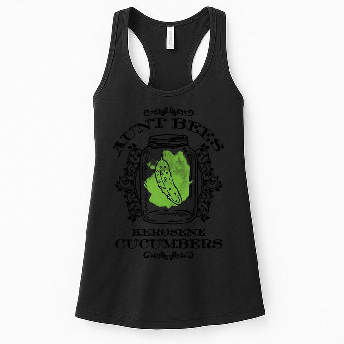 Aunt Bees Kerosene Cucumbers Womens Tank Top