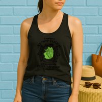 Aunt Bees Kerosene Cucumbers Womens Tank Top