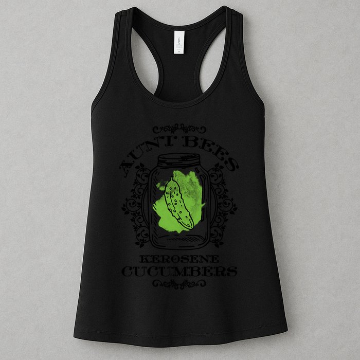 Aunt Bees Kerosene Cucumbers Womens Tank Top