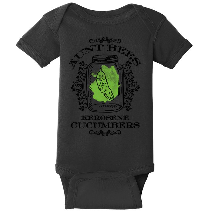 Aunt Bees Kerosene Cucumbers Baby Bodysuit