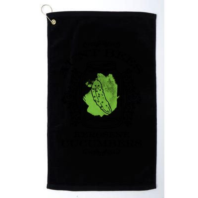 Aunt Bees Kerosene Cucumbers Golf Towel